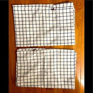 Two Tommy Hilfiger standard pillowcases